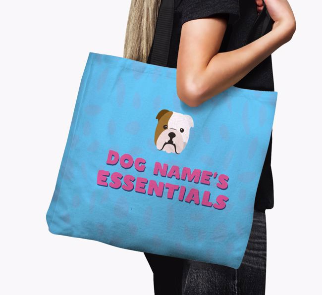 'Essentials' - Personalized {breedFullName} Canvas Bag